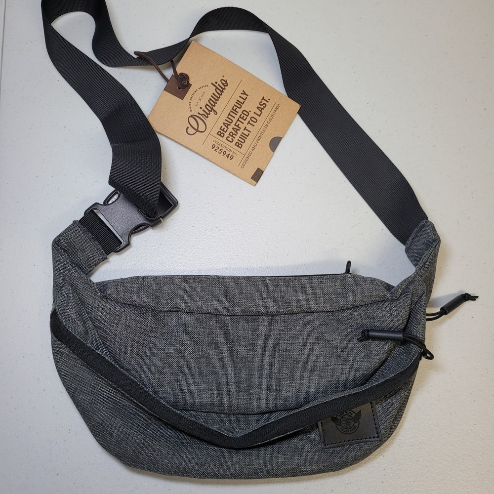 Origaudio Trillah Fanny Pack Red Bull Fit For Flight Gray Waist Bag New